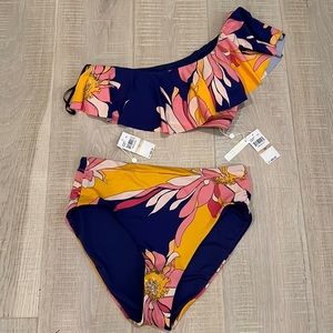 Trina Turk high waisted bikini set nwt